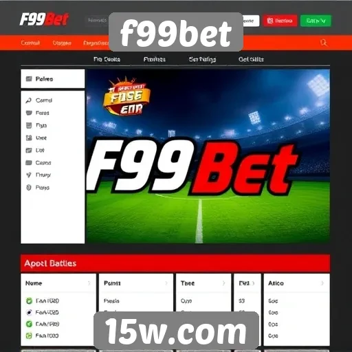 Recursos e funcionalidades do site f99bet