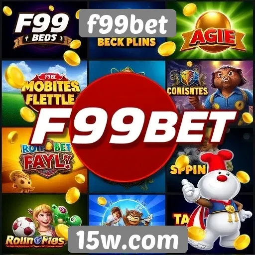 Variedade de jogos disponíveis em f99bet